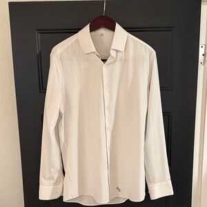 State & Liberty Men's White Dress Shirt